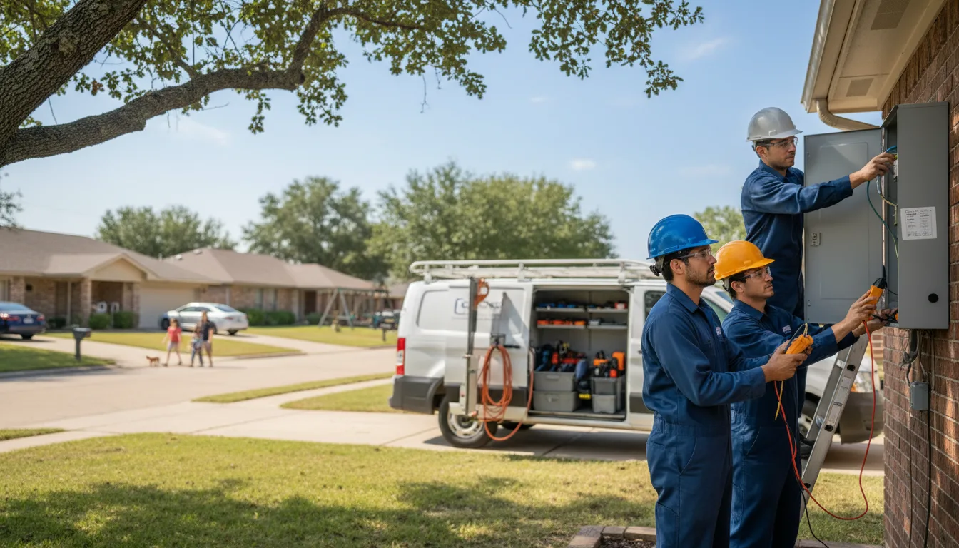 Certified electrician providing emergency electrical services in Dieterich, IL